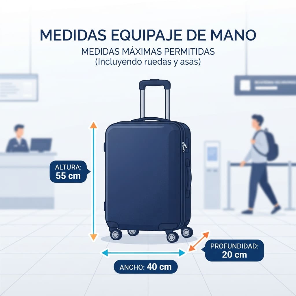 medidas equipaje de mano